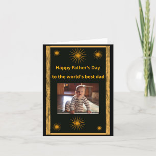 Cartes Pour Fêtes Annuelles Fête des Pères, Meilleur Papa du monde