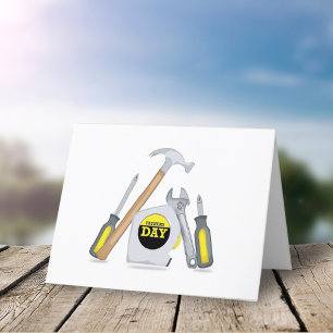 Cartes Pour Fêtes Annuelles Fête des pères Moderne Outils simples Whimsical