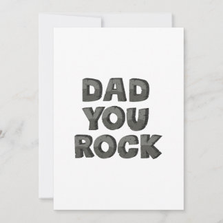 Cartes Pour Fêtes Annuelles Fête des Pères Papa tu déchires rock drôle