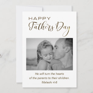 Cartes Pour Fêtes Annuelles Fête des pères Photographie Christian Bible Verse 
