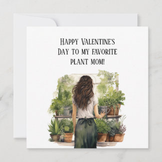 Cartes Pour Fêtes Annuelles Fête des plantes maman de la Saint-Valentin