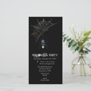 Cartes Pour Fêtes Annuelles Fête d'Halloween Araignée et Toiles