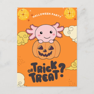 Cartes Pour Fêtes Annuelles Fête d'Halloween Tour de friandises ou de farces A