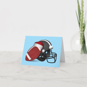 Cartes Pour Fêtes Annuelles Fête Du Football Et Du Casque