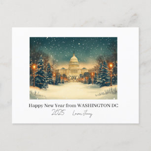Cartes Pour Fêtes Annuelles Fête du Nouvel An de Washington