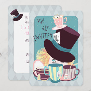 Cartes Pour Fêtes Annuelles Fête du thé d'anniversaire de la haine