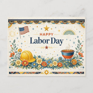 Cartes Pour Fêtes Annuelles Fête du Travail Américaine Patriotique