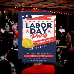 Cartes Pour Fêtes Annuelles Fête du Travail USA Drapeau Dur Casquette Événemen
