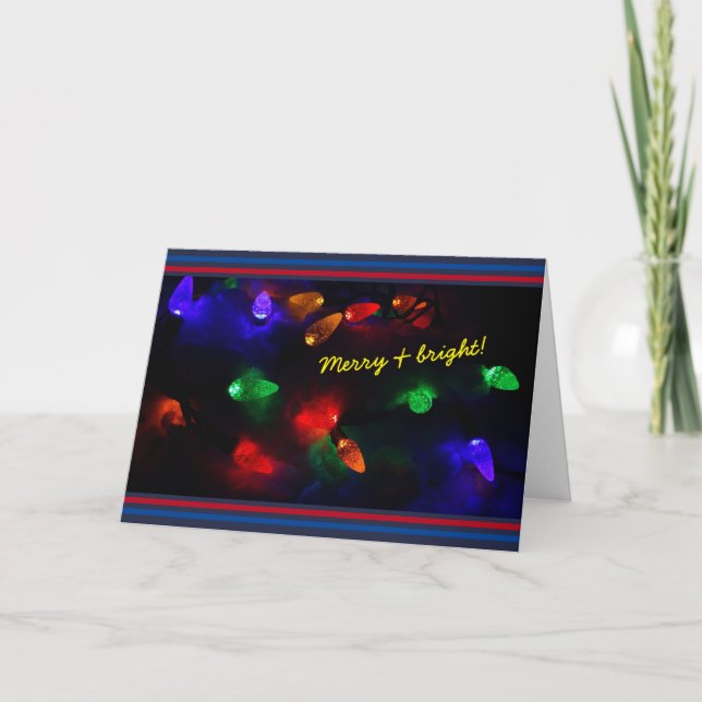 Cartes Pour Fêtes Annuelles Fête fée Noël lumières hiver neige (Devant)