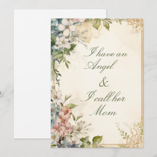 Cartes Pour Fêtes Annuelles Fête vintage de la mère de fleur de jasmin
