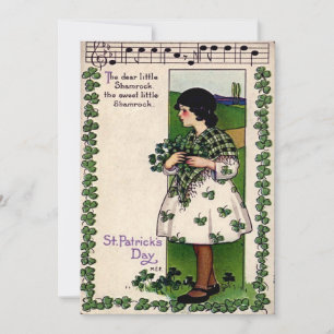 Cartes Pour Fêtes Annuelles Fête vintage de la St Patrick