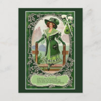 Fête vintage des femmes irlandaises St. Patrick