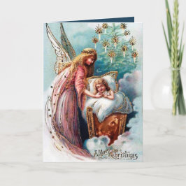 Cartes Pour Fêtes Annuelles fête vintage Noël Angel