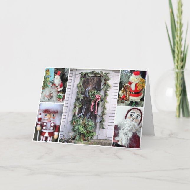 Cartes Pour Fêtes Annuelles Fêter Noël (Devant)