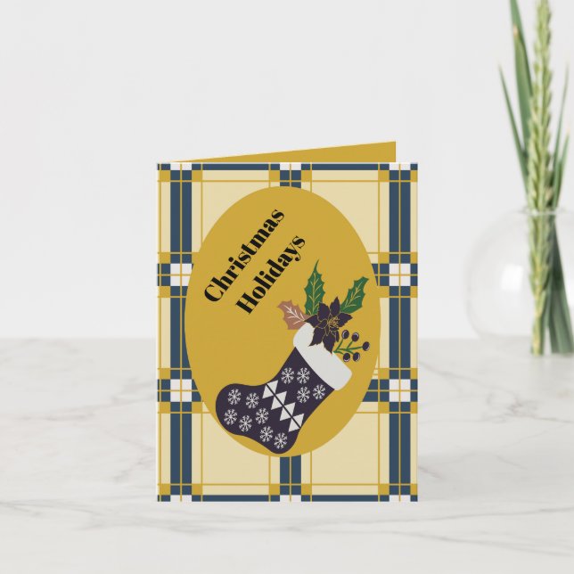 Cartes Pour Fêtes Annuelles Fêtes de Noël (Devant)