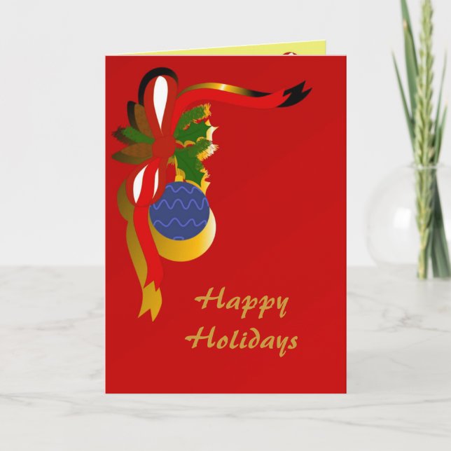 Cartes Pour Fêtes Annuelles Fêtes de Noël (Devant)