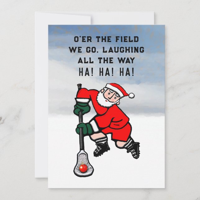 Cartes Pour Fêtes Annuelles Fêtes de Noël de crosse drôle (Devant)