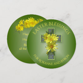 Cartes Pour Fêtes Annuelles Fêtes de printemps Bénédictions de Pâques Salutati