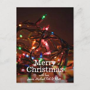 Cartes Pour Fêtes Annuelles Feux de Noël