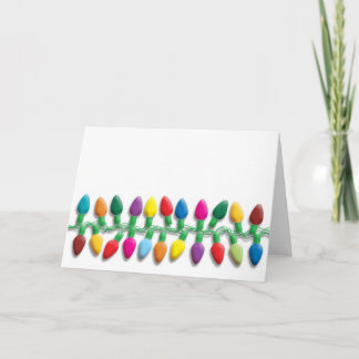 Cartes Pour Fêtes Annuelles Feux de Noël