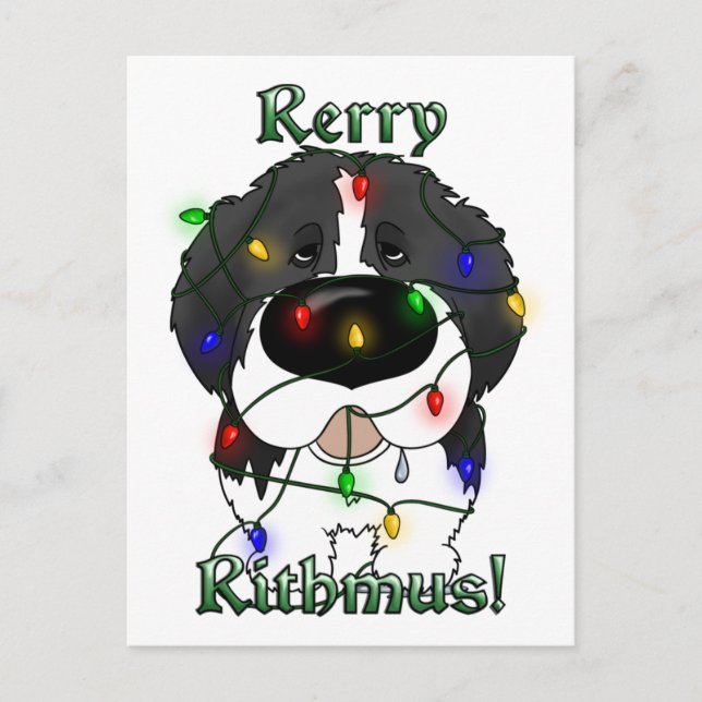 Cartes Pour Fêtes Annuelles Feux de Noël à Terre-Neuve (Devant)