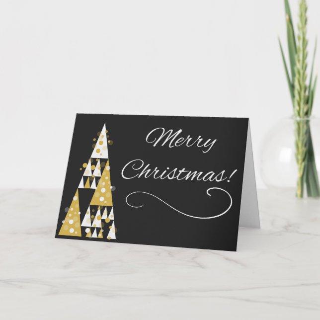 Cartes Pour Fêtes Annuelles Feux de Noël - Édition personnalisable (Devant)