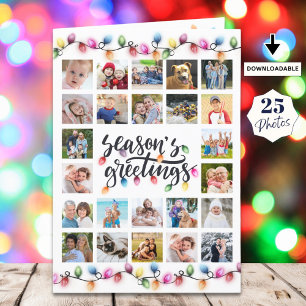 Cartes Pour Fêtes Annuelles Feux de Noël Joyeuses Fêtes 26 Photos