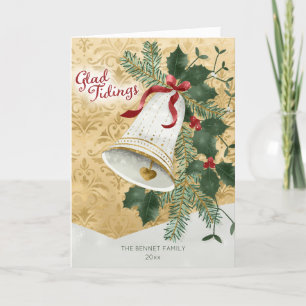 Cartes Pour Fêtes Annuelles Feux de Noël Retro Illustré