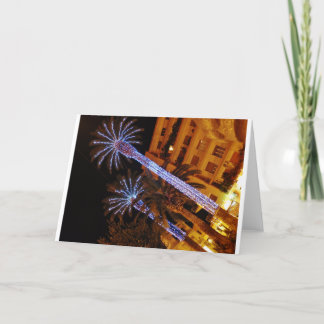Cartes Pour Fêtes Annuelles Feux de Noël Sicile.