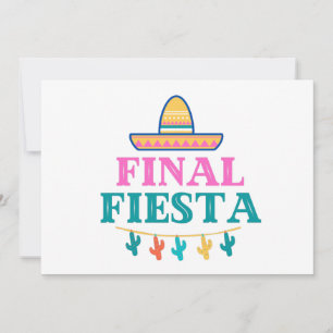 Cartes Pour Fêtes Annuelles Fiche finale Fiesta Sombrero