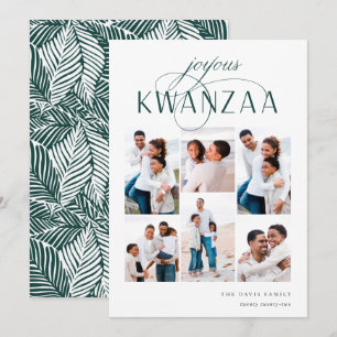 Cartes Pour Fêtes Annuelles Fidélité 6 Photo Collage Kwanzaa