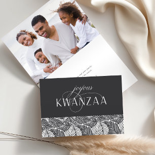 Cartes Pour Fêtes Annuelles Fidélité Intérieur photo pliée Kwanzaa