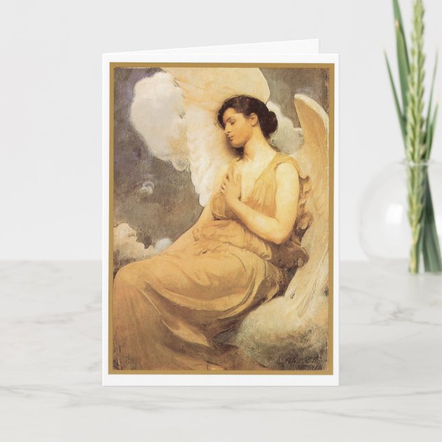 Cartes Pour Fêtes Annuelles Figure ailée - Noël (Devant)