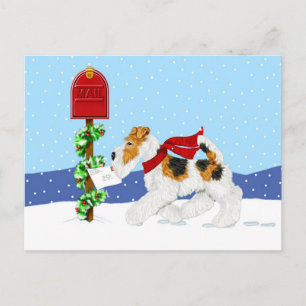 Cartes Pour Fêtes Annuelles Fil Fox Christmas Mail