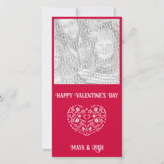Cartes Pour Fêtes Annuelles Filigree Heart