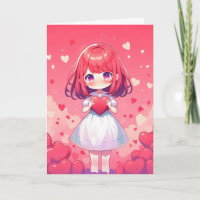 Fille Anime Chibi Love