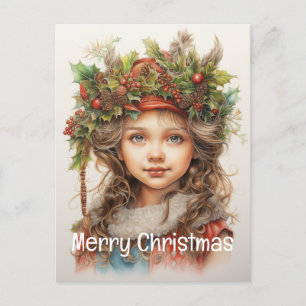 Cartes Pour Fêtes Annuelles Fille de Noël Personnalisée 18 sur 25