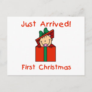 Cartes Pour Fêtes Annuelles Fille de vacances juste Arrived Tshirts et cadeaux