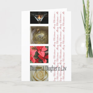 Cartes Pour Fêtes Annuelles Fille et fille en droit Noël