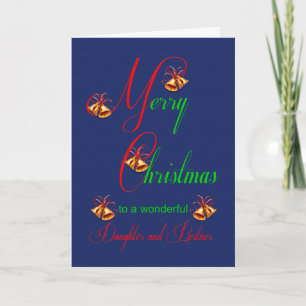 Cartes Pour Fêtes Annuelles Fille et son partenaire Christmas Bells