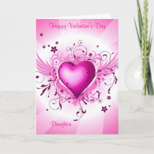 Cartes Pour Fêtes Annuelles Fille Heureuse Sainte-Valentin
