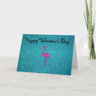 Cartes Pour Fêtes Annuelles Fille parties scintillant rose flamingo parties sc
