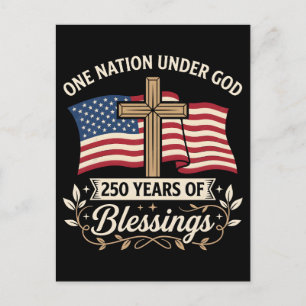 Cartes Pour Fêtes Annuelles Fille Patriotique Aime Jésus Et Aussi l'Amérique
