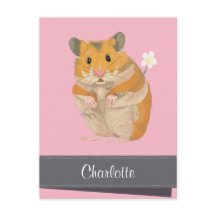 Filles personnalisées Hamster d'or