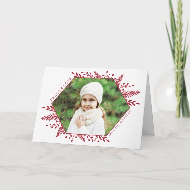 Cartes Pour Fêtes Annuelles Film d'hiver | horizontale | Red (homonymie) (Devant)