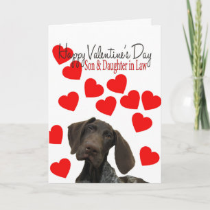 Cartes Pour Fêtes Annuelles Fils & Femme Grizzly Glossy Valentine Puppy Love
