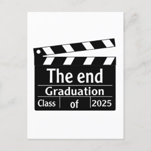 Cartes Pour Fêtes Annuelles Fin de la graduation 2025 Cinema Graduate
