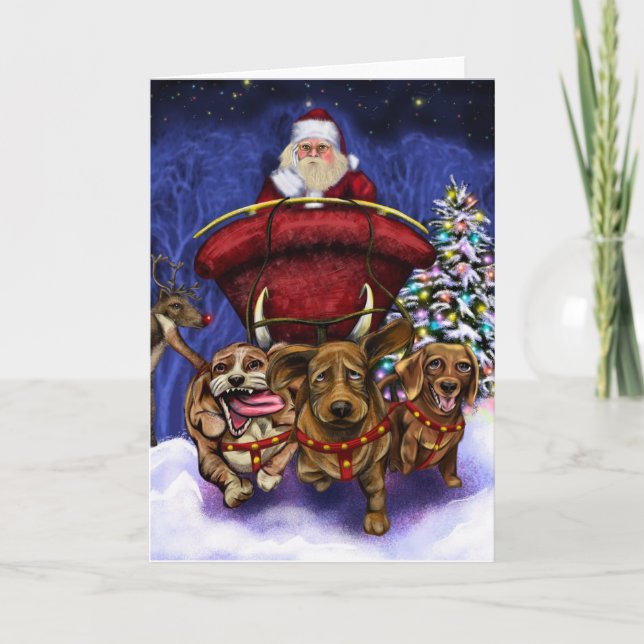 Cartes Pour Fêtes Annuelles Fin Noël (Devant)