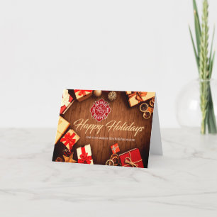 Cartes Pour Fêtes Annuelles Firefighter