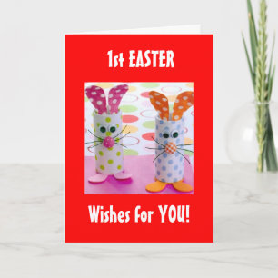 CARTES POUR FÊTES ANNUELLES FIRST EASTER VOUS SOUHAITE DU PLAISIR